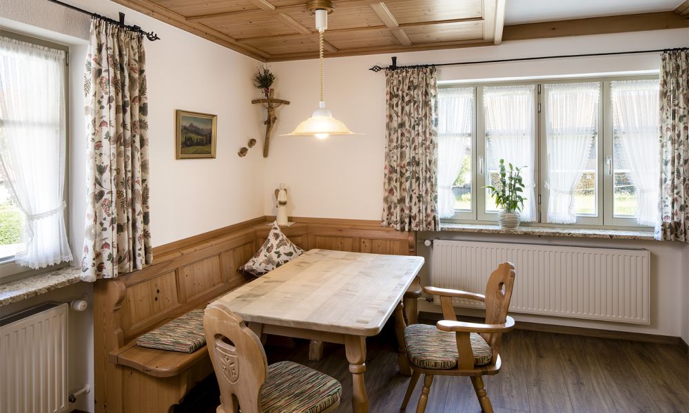Wohnraum der Ferienwohnung Beim Schmied