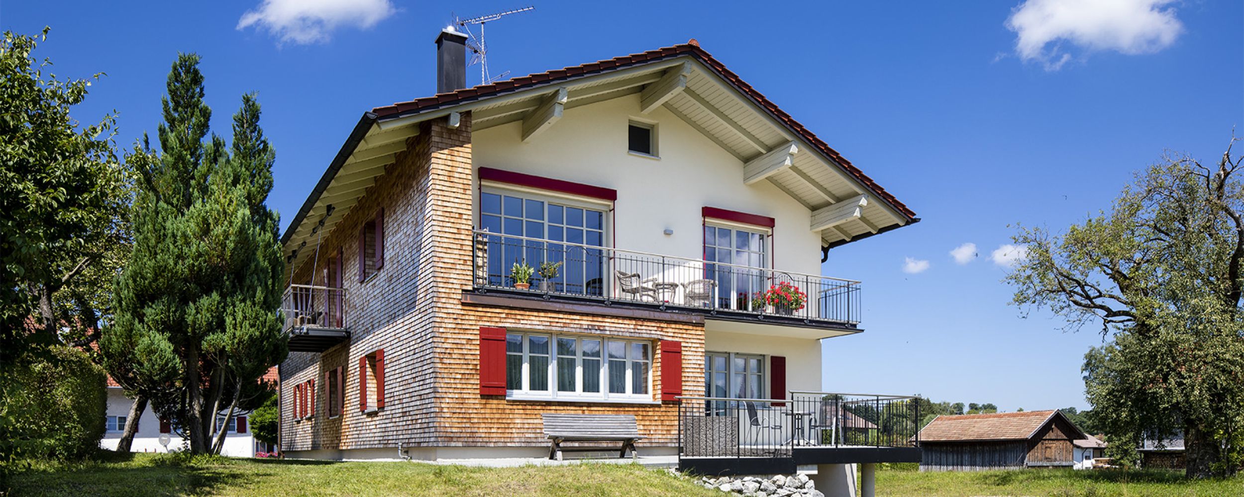 Beim Schmied, Ferienwohnung in Haslach, Haus außen